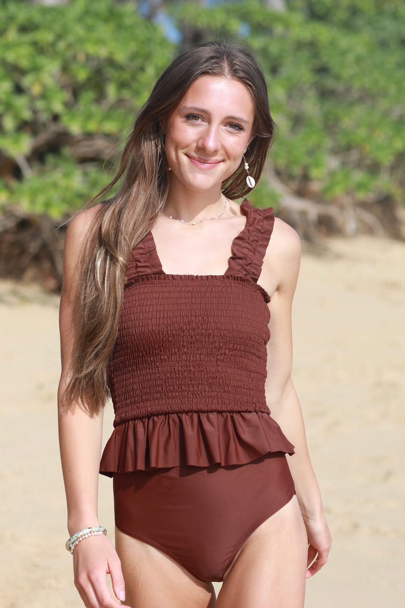 Coco - Smocked Tankini - $76 – Rad Swim