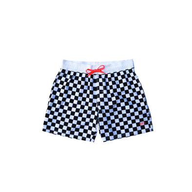 Little Brock & Boston - Boys Checkered Boardshorts