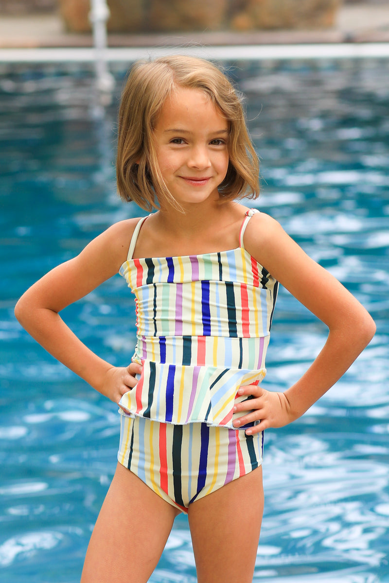 Little Girls Cora - Reversible Tankini - $38 – Rad Swim