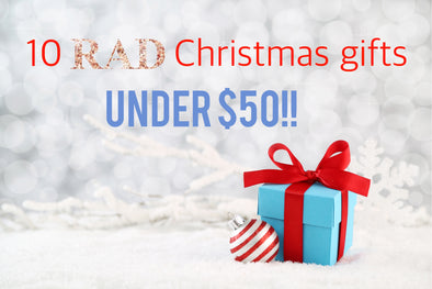 Top 10 Rad Christmas gifts under $50!! 🎄