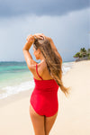 Grace - Ruby Red One-Piece - $78