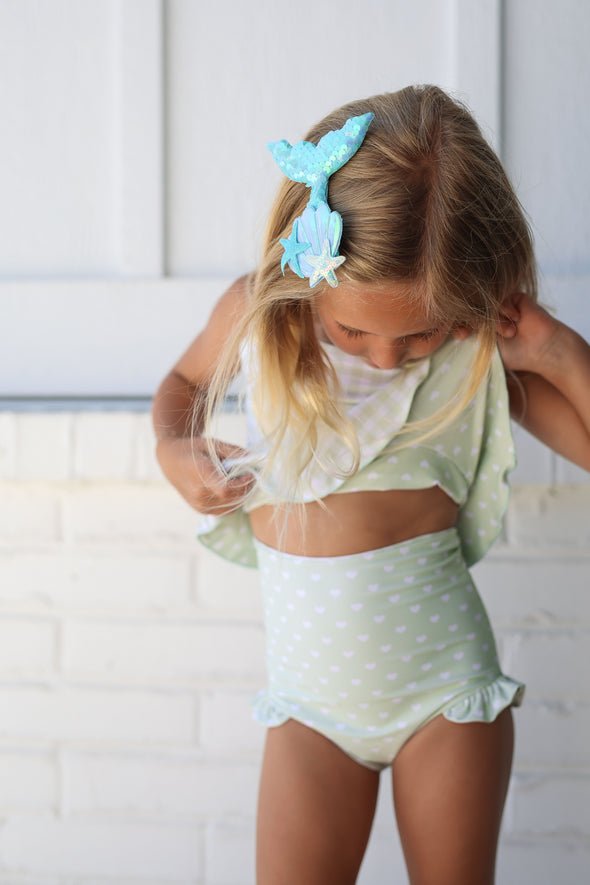 Girls Piper - Reversible Tankini - $36