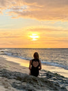 Capri - Heart Back Black One-Piece - $88