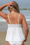 Tween Lola - White Eyelet Tankini