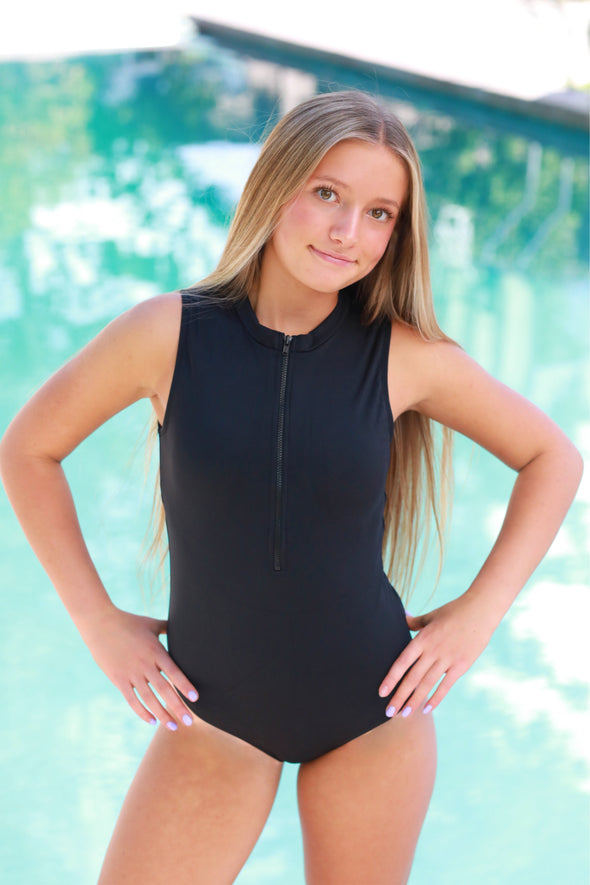 Tween Capri - Heart Back One-Piece
