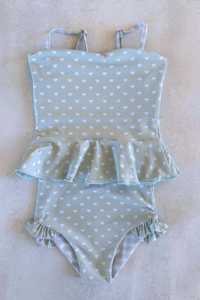 Girls Piper - Reversible Tankini - $36