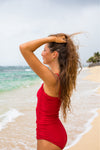 Grace - Ruby Red One-Piece - $78