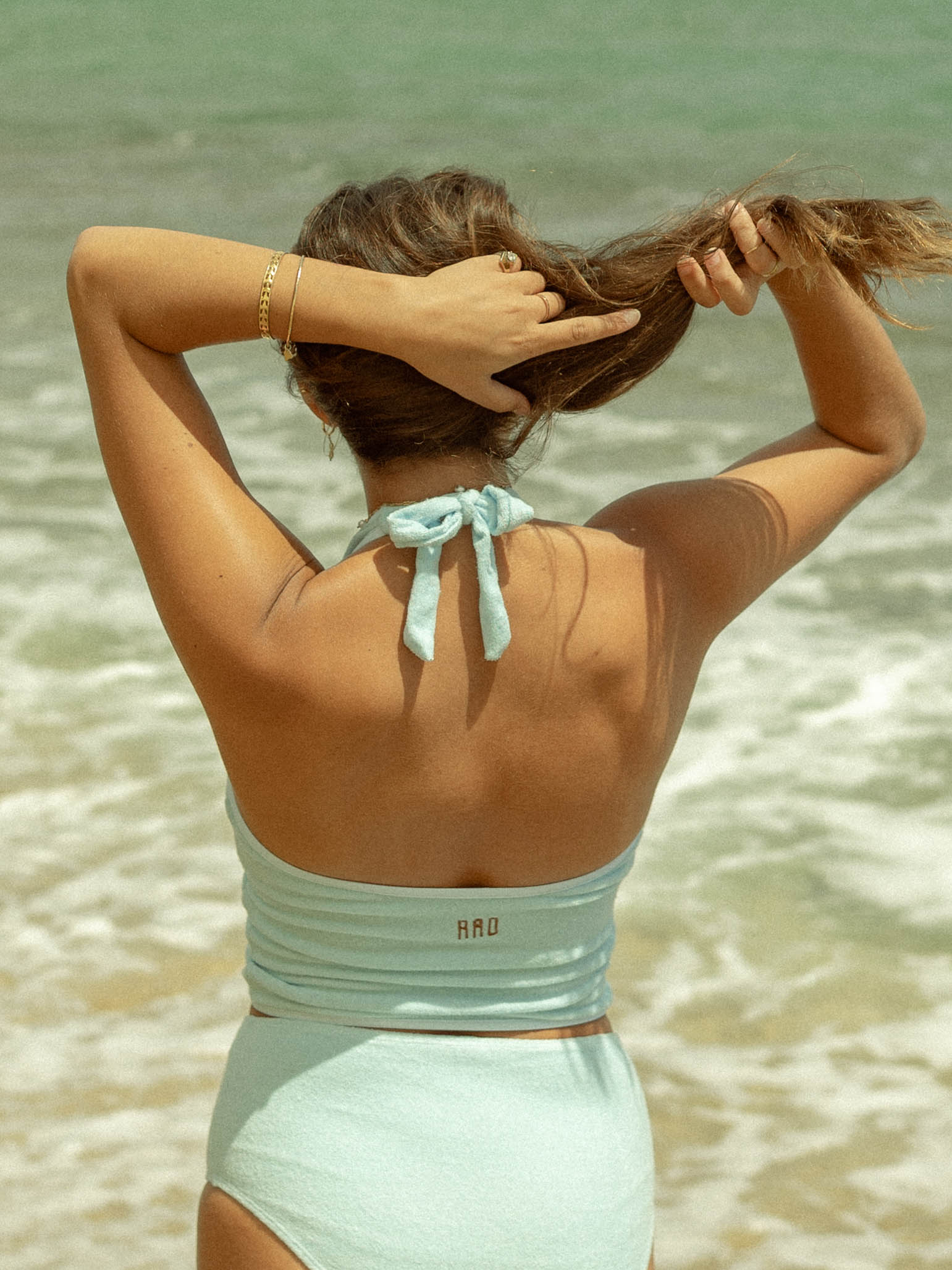 Taylor - Blue Terry Cloth Tankini - $48 â Rad Swim