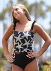 Tween Ava - Starfish Reversible Tankini - $56