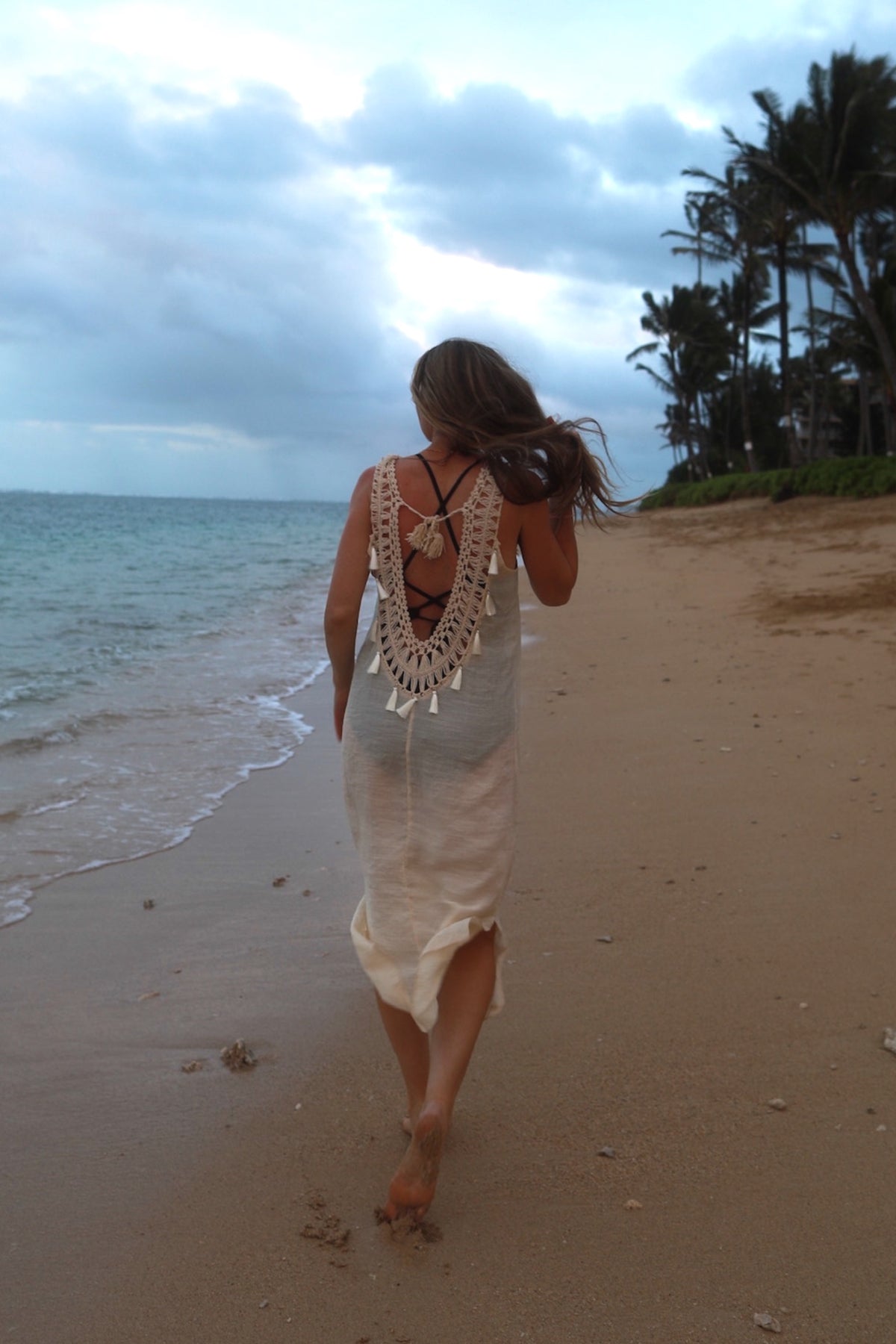 Cream Crochet Cover-Up - $28 – Rad Swim