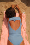 Capri - Heart Back One-Piece - $56