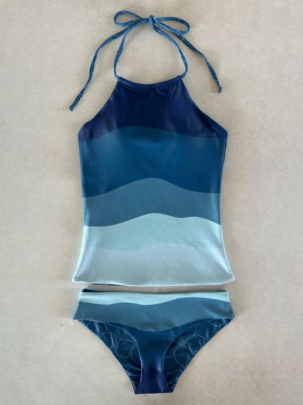 Flora - Tween Reversible Tankini - $62