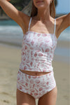 Saylor - Salmon Pink Reversible Tankini - $86 *Restocking Soon
