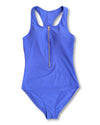 Very Peri Jenna - Zipper One-Piece Swimsuit - $74