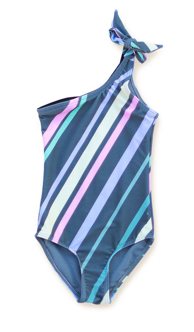 Little Girls Charlotte - Striped One-Piece - $34