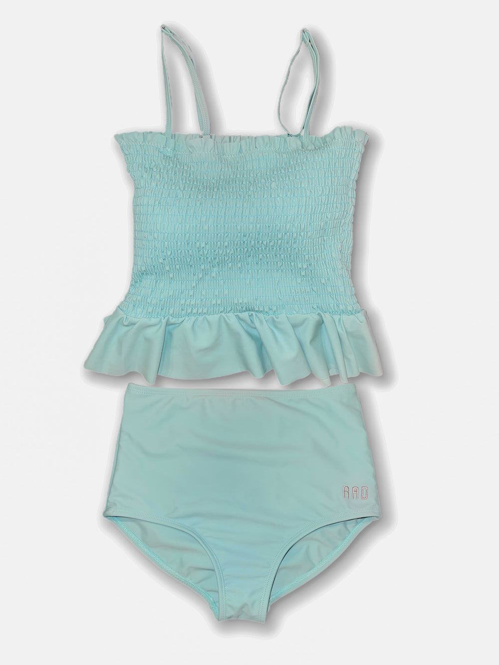 Tween Kenzie - Blue Smocked Tankini - $54 – Rad Swim