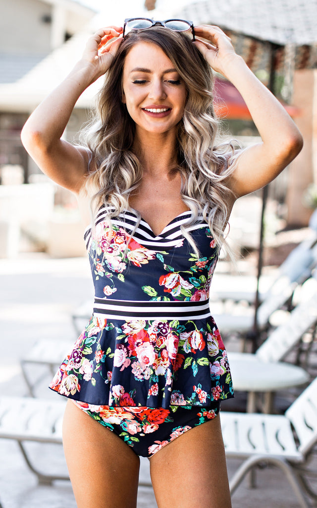 peplum swim dress Rosanna Tank, Tankini, Dress and Swim Dress PDF Pattern
