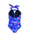 Stephanie - Ruched Floral One-Piece - $32